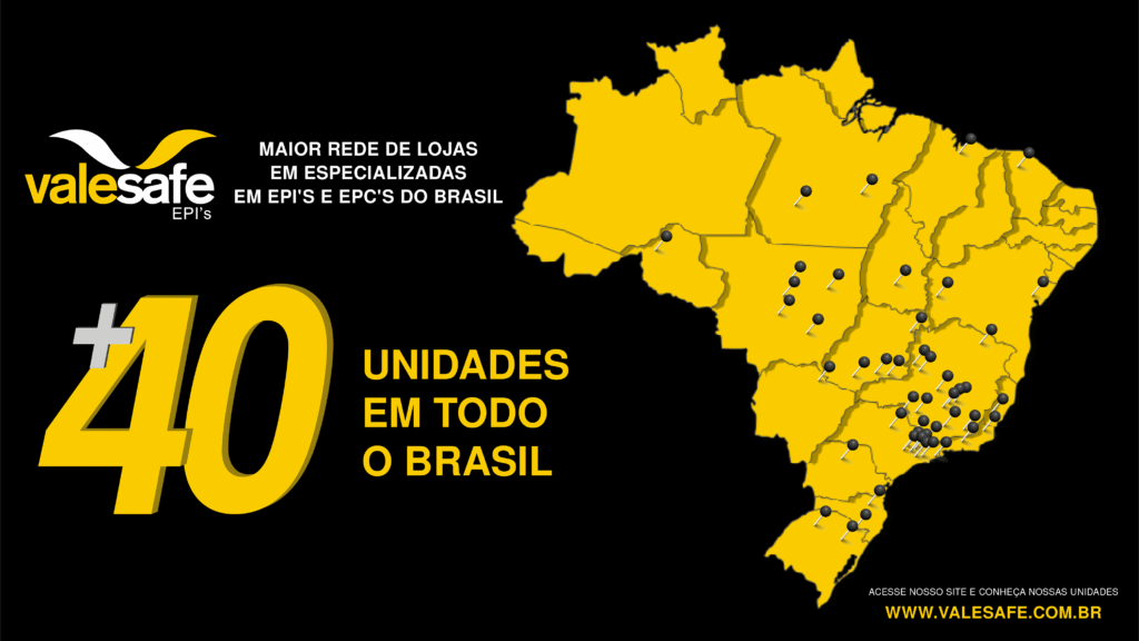 Mais de 40 unidades em todo o Brasil